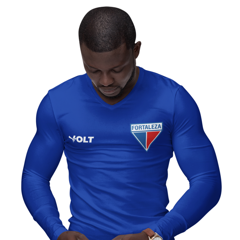 Kit 3 Camisas Térmicas Masculinas Tecido Ice Malha Fria com Proteção UV Fator 50+ Fortaleza