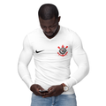 Camisa Manga Longa Térmica Masculina Tecido Ice Malha Fria com Proteção UV Fator 50+ Corinthians