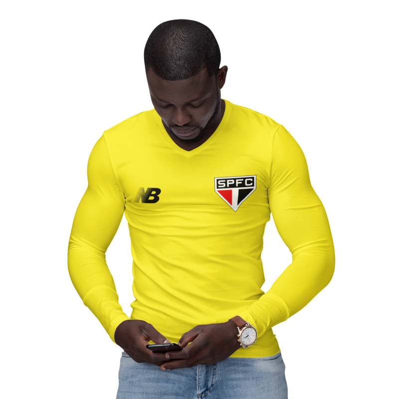 Camisa Manga Longa Térmica Masculina Tecido Ice Malha Fria com Proteção UV Fator 50+ São Paulo