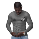 Camisa Manga Longa Térmica Masculina Tecido Ice Malha Fria com Proteção UV Fator 50+ Santos