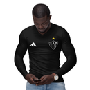 Camisa Manga Longa Térmica Masculina Tecido Ice Malha Fria com Proteção UV Fator 50+ Atlético MG