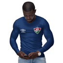 Camisa Manga Longa Térmica Masculina Tecido Ice Malha Fria com Proteção UV Fator 50+ Fluminense