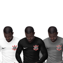 Kit 3 Camisas Térmicas Masculinas Tecido Ice Malha Fria com Proteção UV Fator 50+ Corinthians