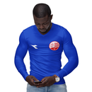 Camisa Manga Longa Térmica Masculina Tecido Ice Malha Fria com Proteção UV Fator 50+ Náutico