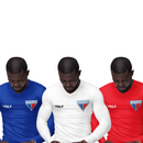 Kit 3 Camisas Térmicas Masculinas Tecido Ice Malha Fria com Proteção UV Fator 50+ Fortaleza