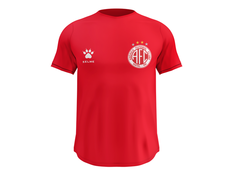 Camisa Masculina TechFit Malha Fria Anti-Suor Proteção Solar América Futebol Clube (RN)