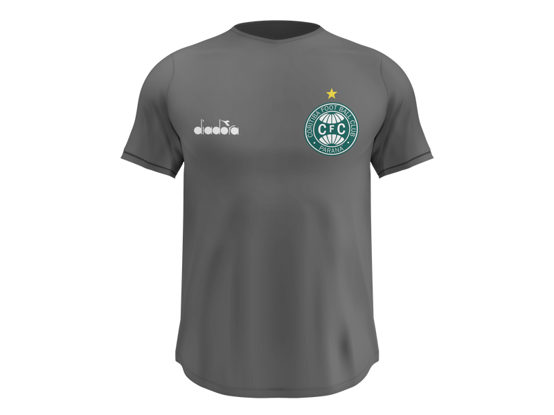 Camisa Masculina TechFit Malha Fria Anti-Suor Proteção Solar Coritiba